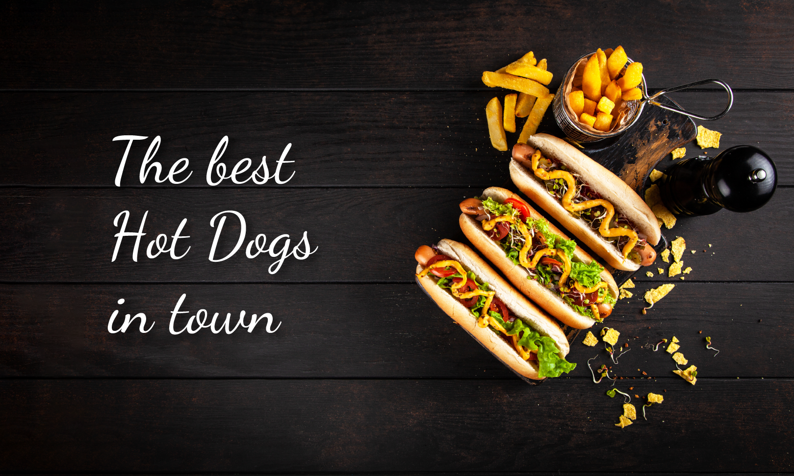 Hot-dogs maison et frites du GOAT